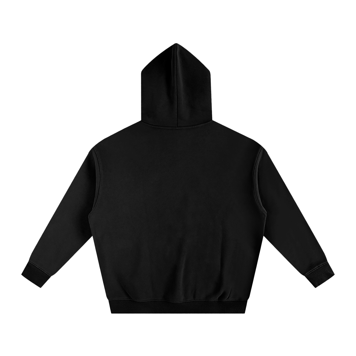 Simple Technique Oversize Fleeced Hoodie