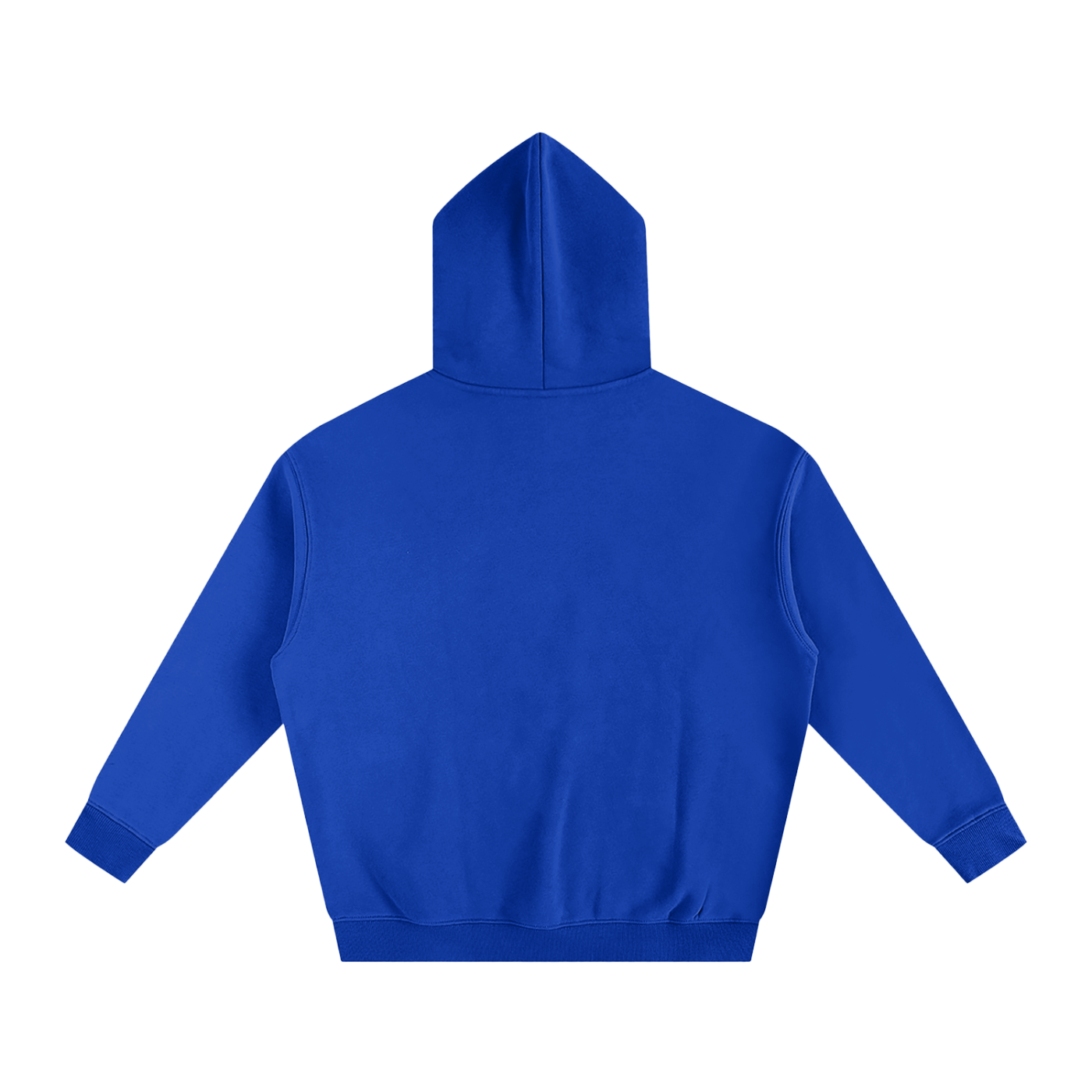 Simple text Oversize Fleeced Hoodie