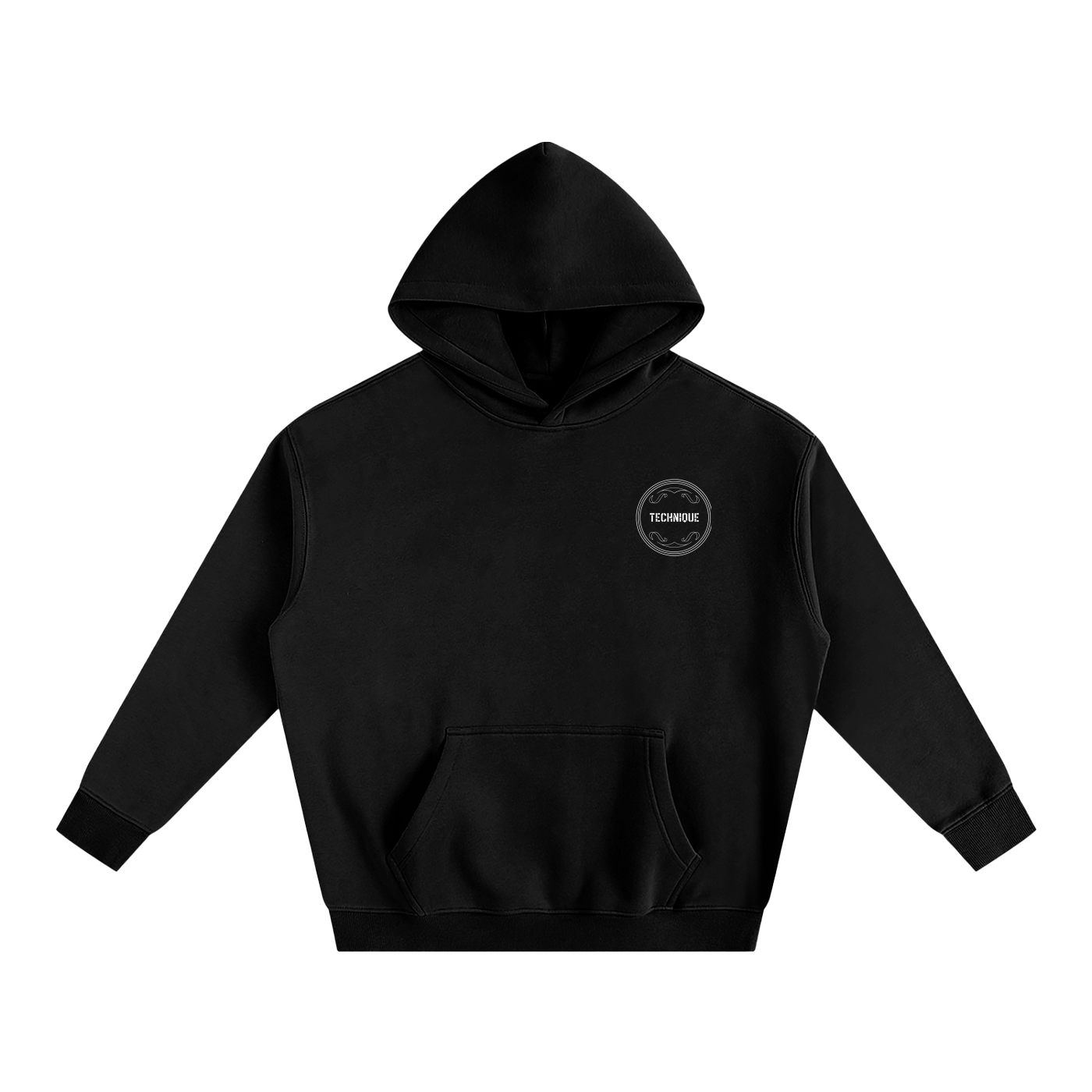 sunset oversize Fleeced Hoodie