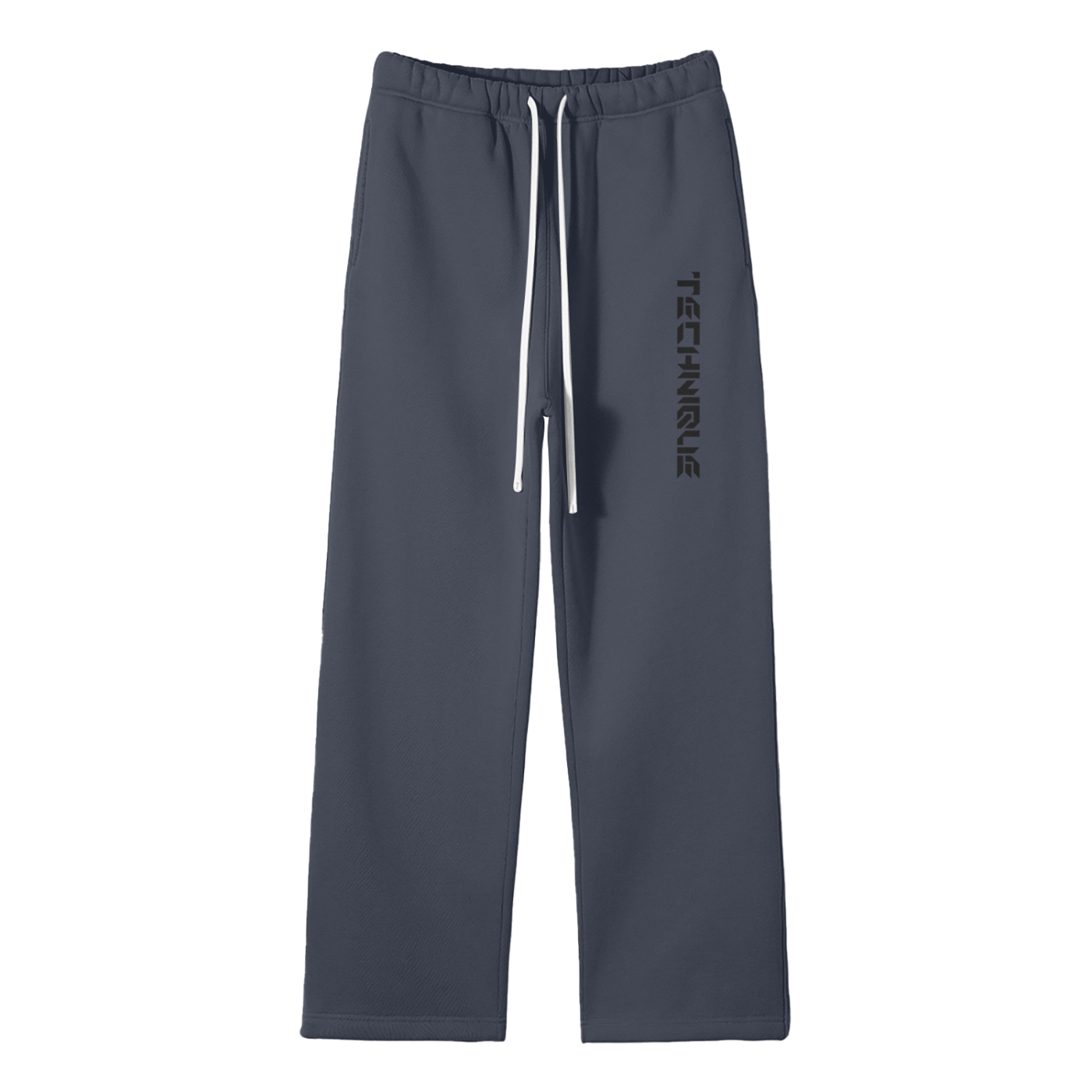 Technique Unisex Solid Color Fleece Straight Leg Pants