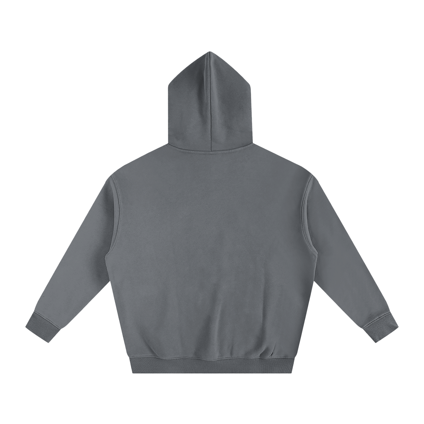 Simple text Oversize Fleeced Hoodie