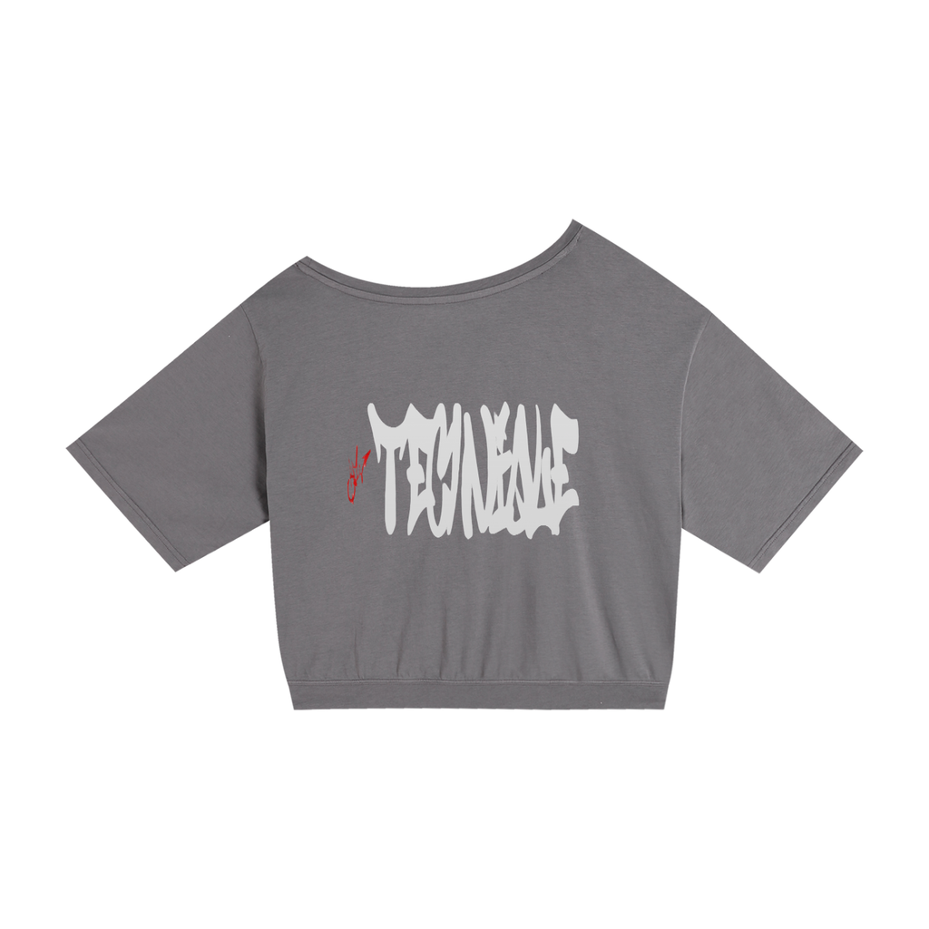 Womens off-Shoulder Oversized T-Shirt