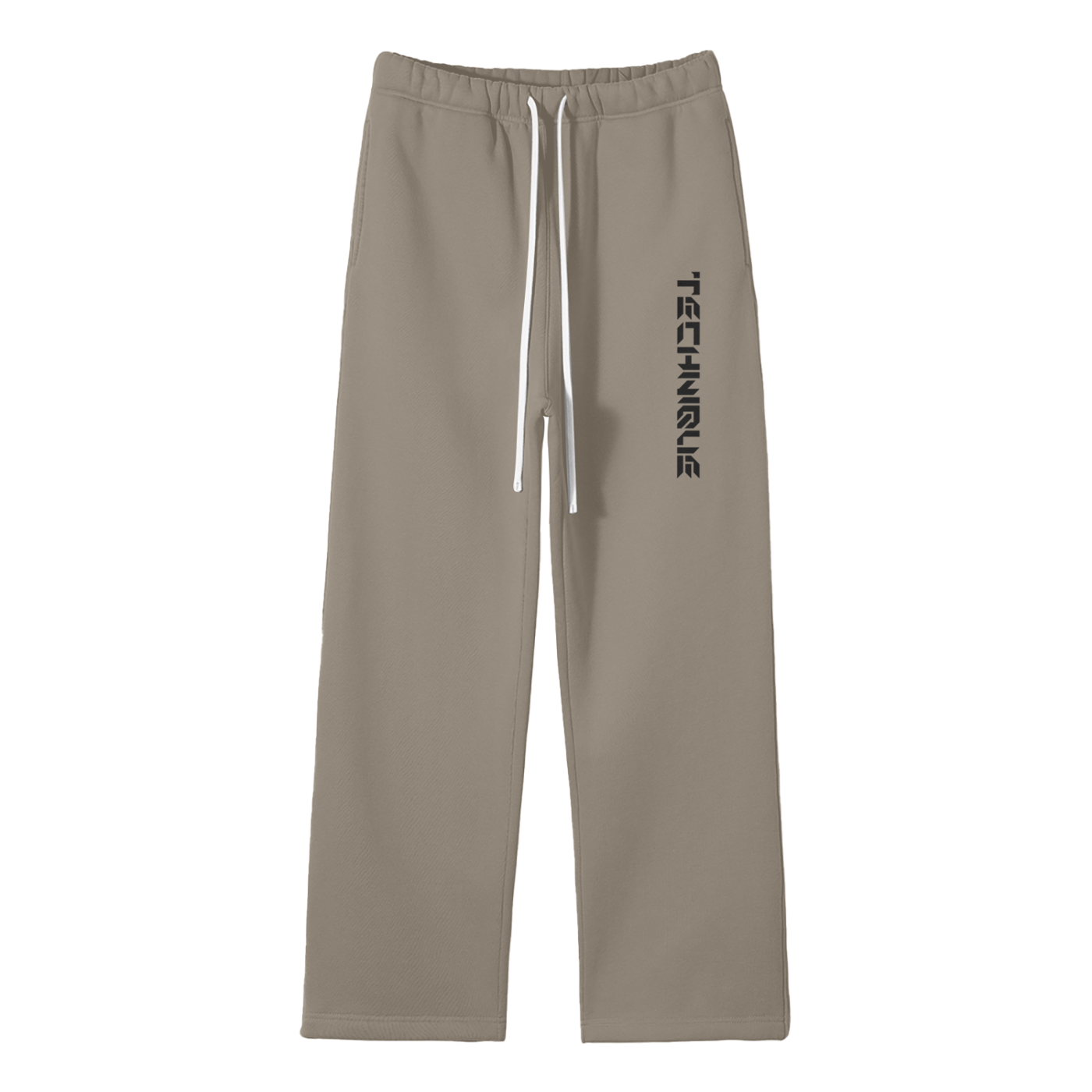 Technique Unisex Solid Color Fleece Straight Leg Pants