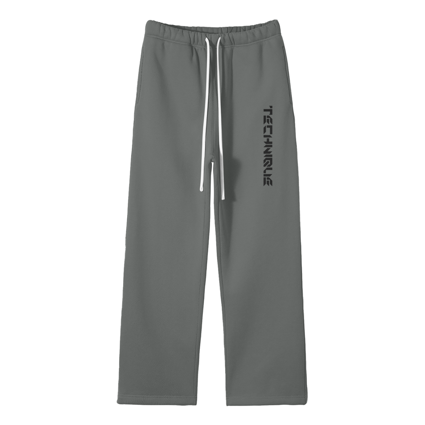 Technique Unisex Solid Color Fleece Straight Leg Pants