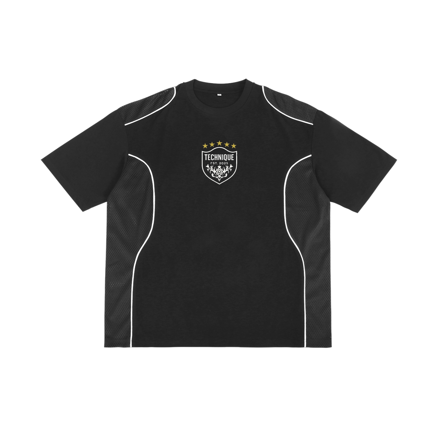 Contrast Piped Panel Jersey